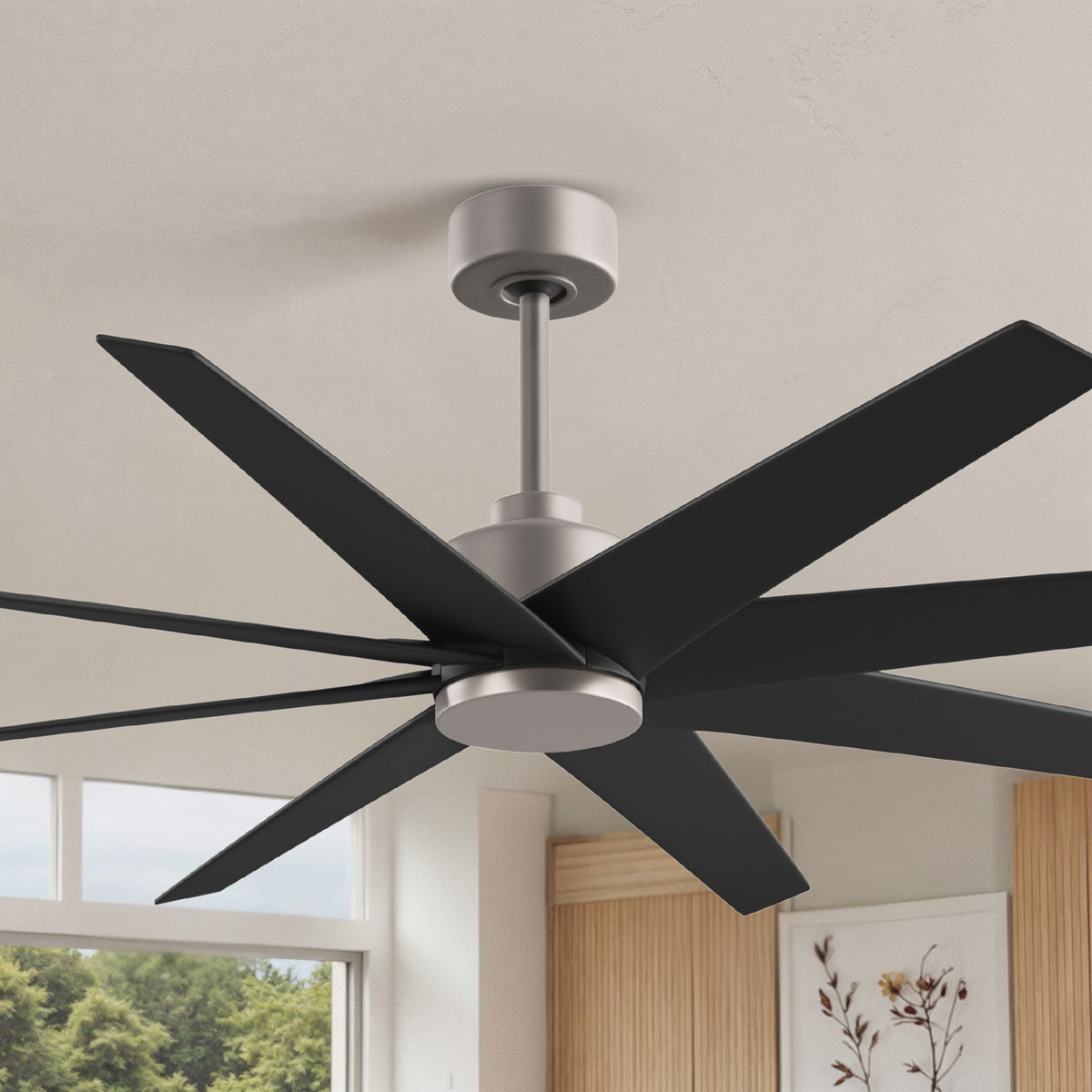64-Inch Ariella 8-Blade Ceiling Fan Without Light Kit
