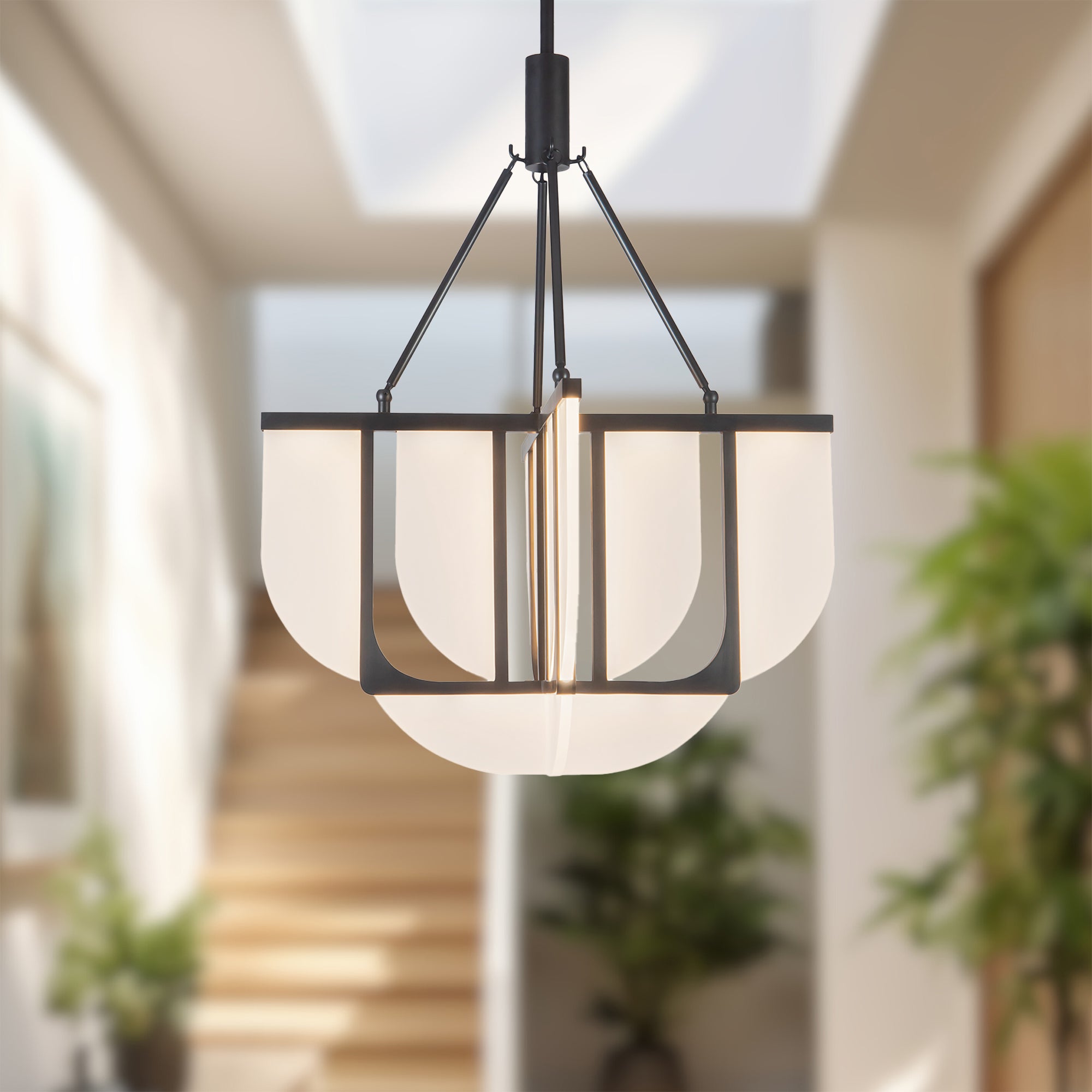 Anders 24-in Steel Chandelier