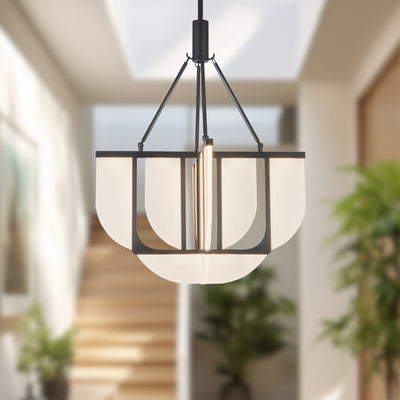 Anders 24-in Steel Chandelier
