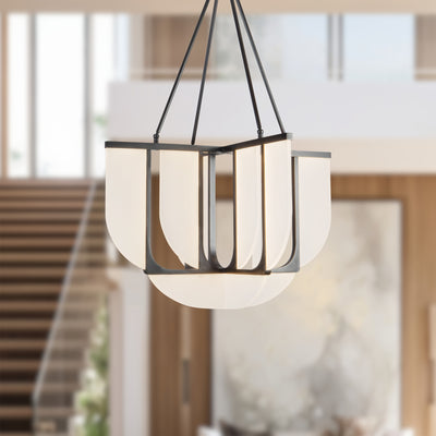 Anders 29-in Steel Chandelier