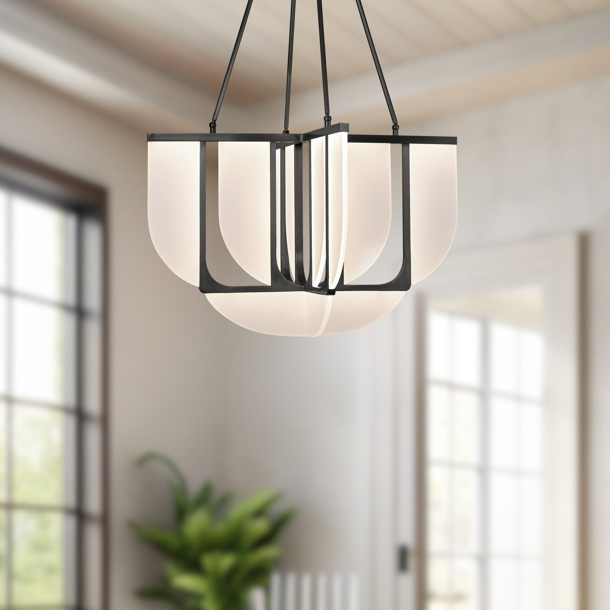 Anders 30-in Steel Chandelier