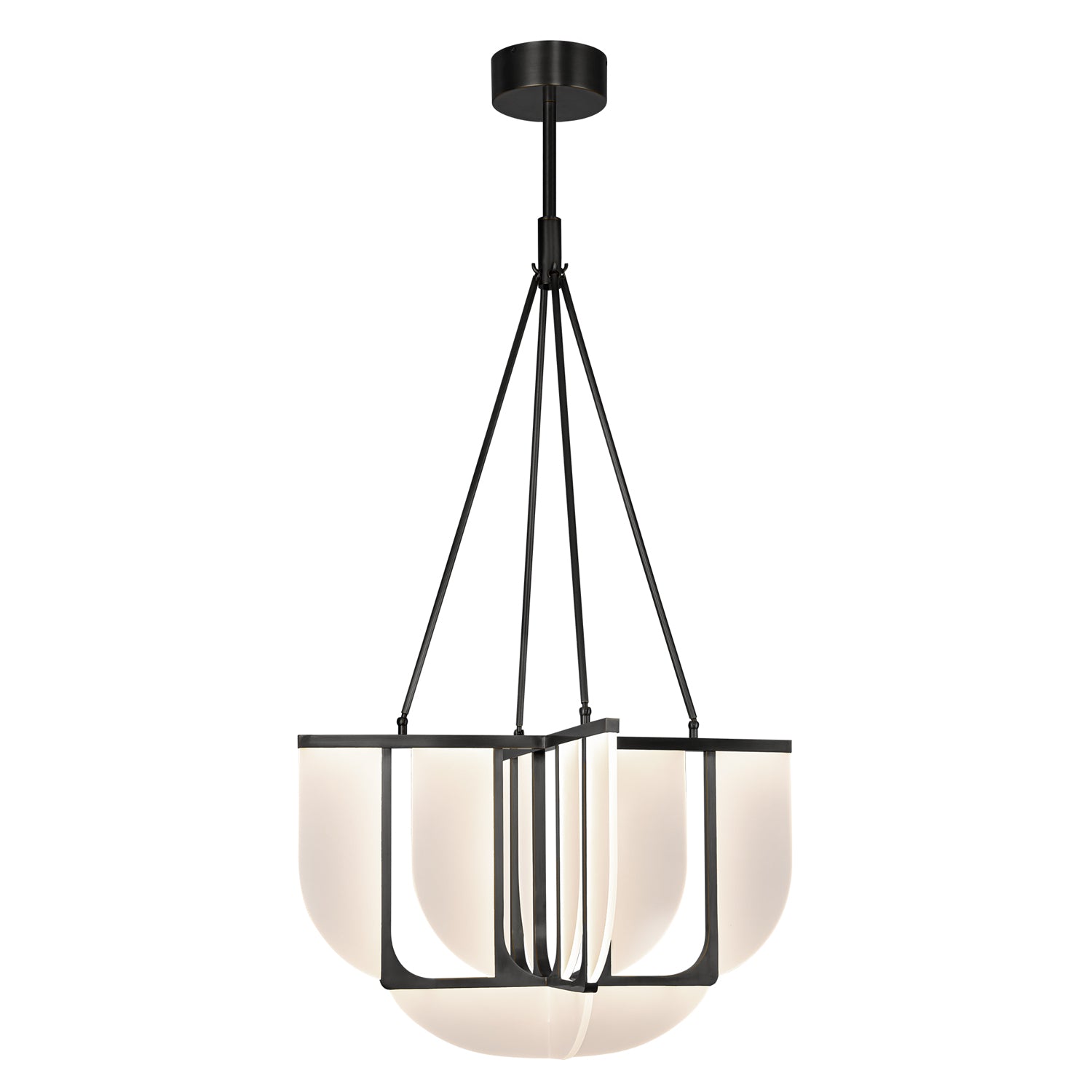 Anders 30-in Steel Chandelier