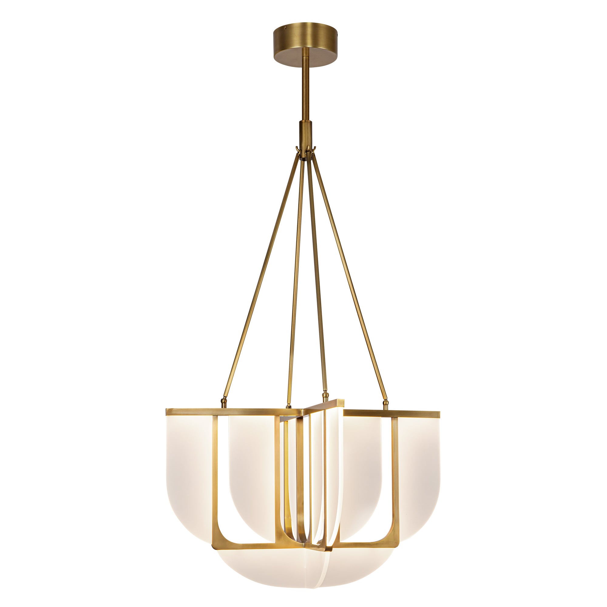 Anders 30-in Steel Chandelier