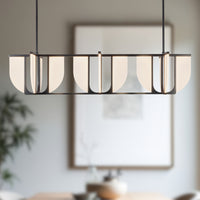 Anders 59-in Steel Linear Pendant