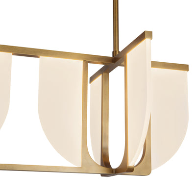 Anders 59-in Steel Linear Pendant