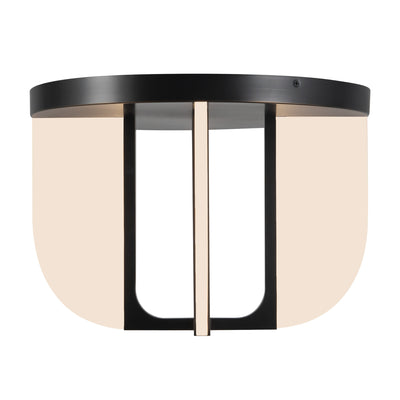 Anders 17-in Steel Semi-Flush Mount