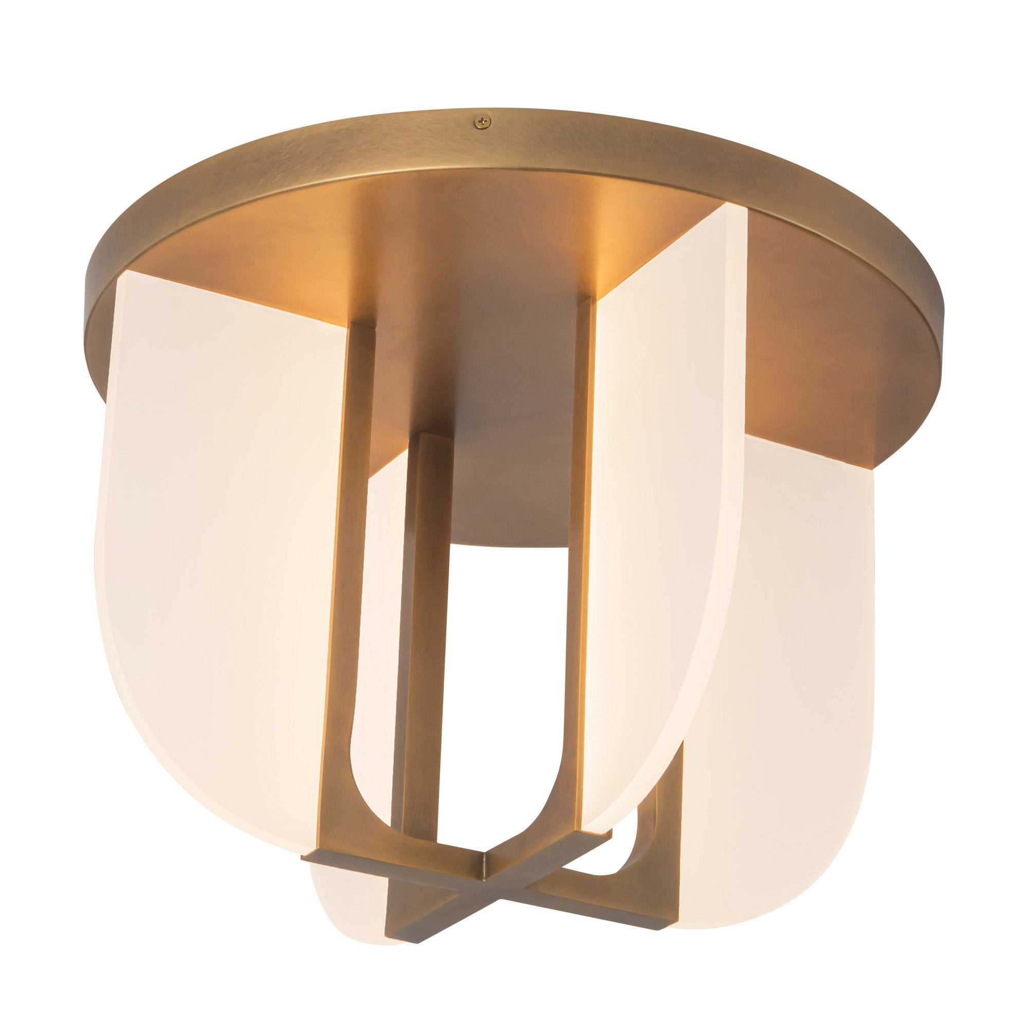 Anders 17-in Steel Semi-Flush Mount