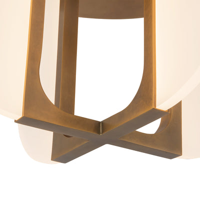 Anders 17-in Steel Semi-Flush Mount