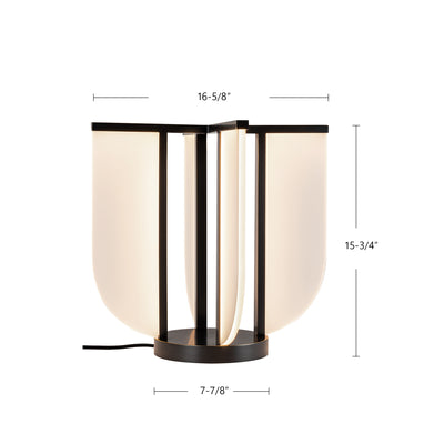 Anders 15-in Brass Table Lamp