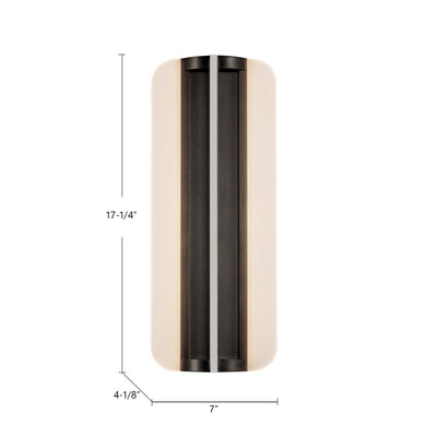 Anders 17-in Steel Vanity Light