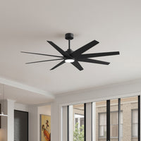 64-inch Ariella 8-Blade Ceiling Fan with LED Light
