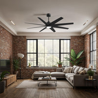 64-inch Ariella 8-Blade Ceiling Fan with LED Light