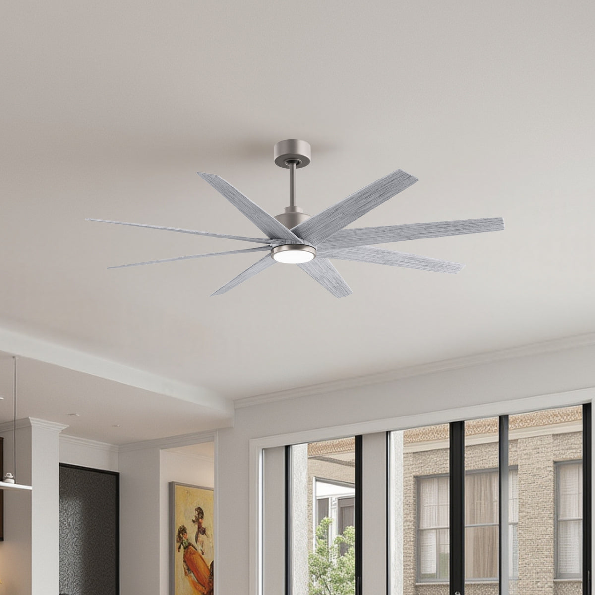64-inch Ariella 8-Blade Ceiling Fan with LED Light