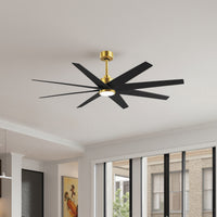 64-inch Ariella 8-Blade Ceiling Fan with LED Light