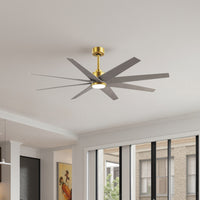 64-inch Ariella 8-Blade Ceiling Fan with LED Light