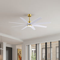 64-inch Ariella 8-Blade Ceiling Fan with LED Light