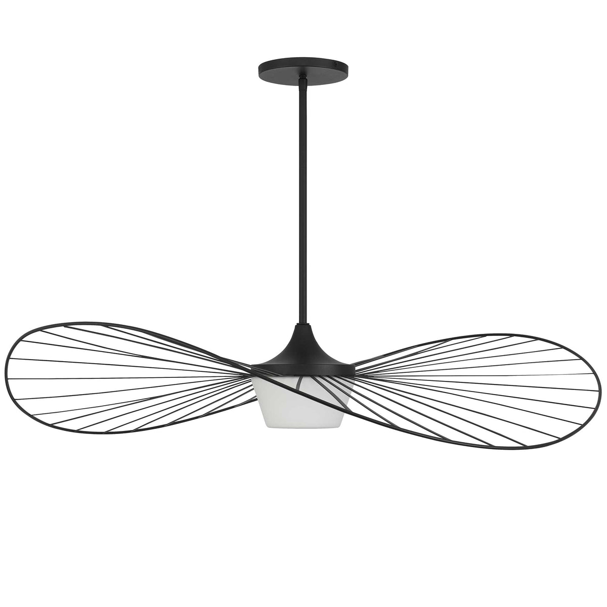 44-Inch Sand Black New Wave Outdoor LED Pendant Light