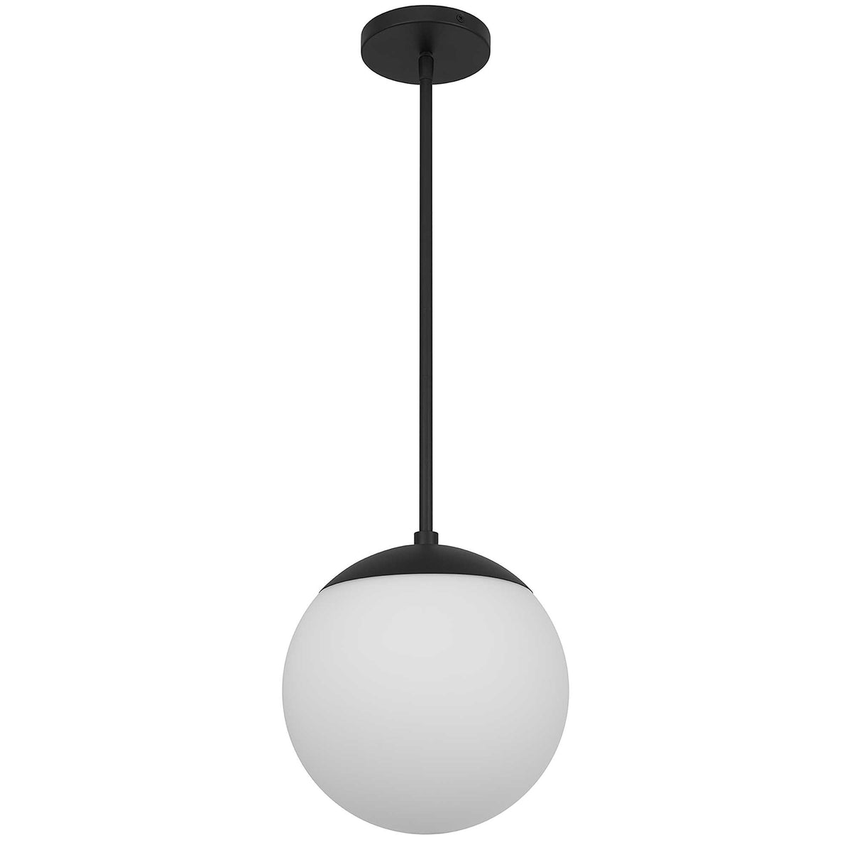 10-Inch Sand Black Rondure Outdoor LED Pendant Light
