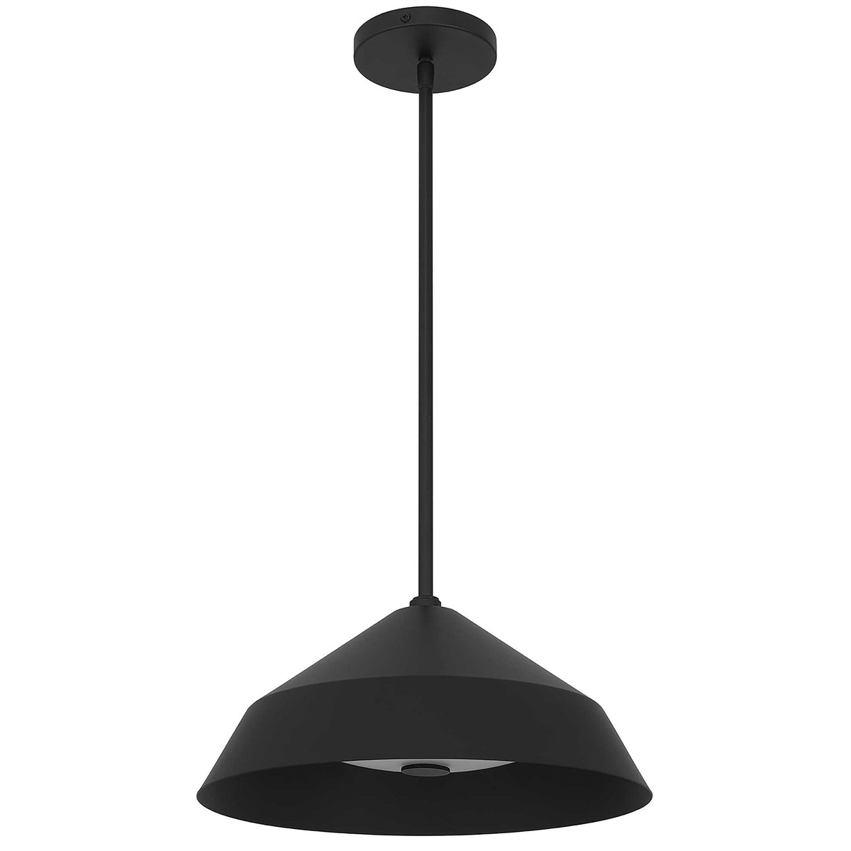 14-Inch Sand Black Nin Outdoor LED Pendant Light