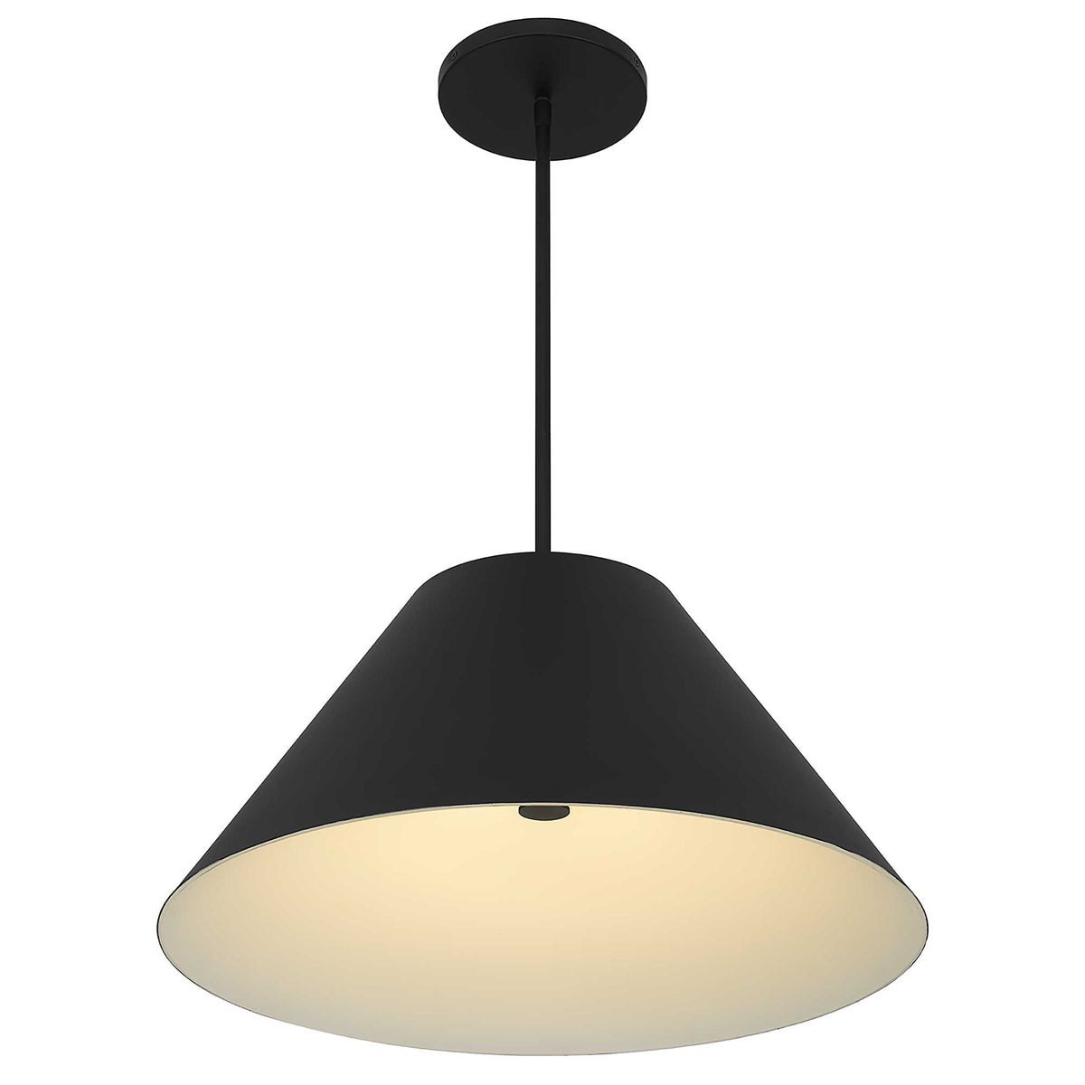 22-Inch Sand Black Jaz Outdoor LED Pendant Light