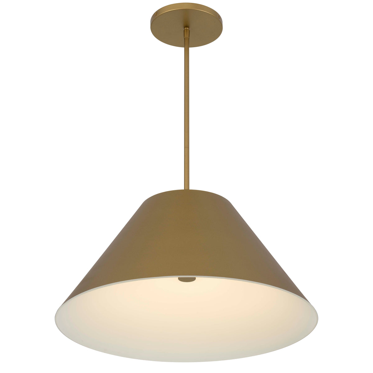 22-Inch Painted Brass Jaz Outdoor LED Pendant Light