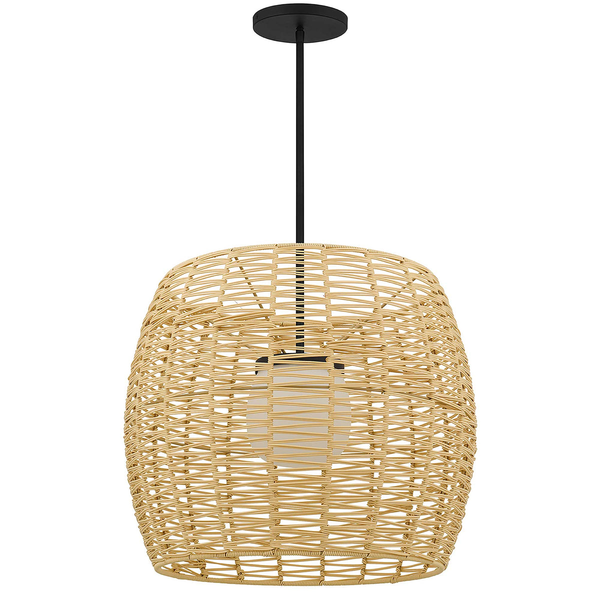 24-Inch Sand Black Aruba Outdoor LED Pendant Light