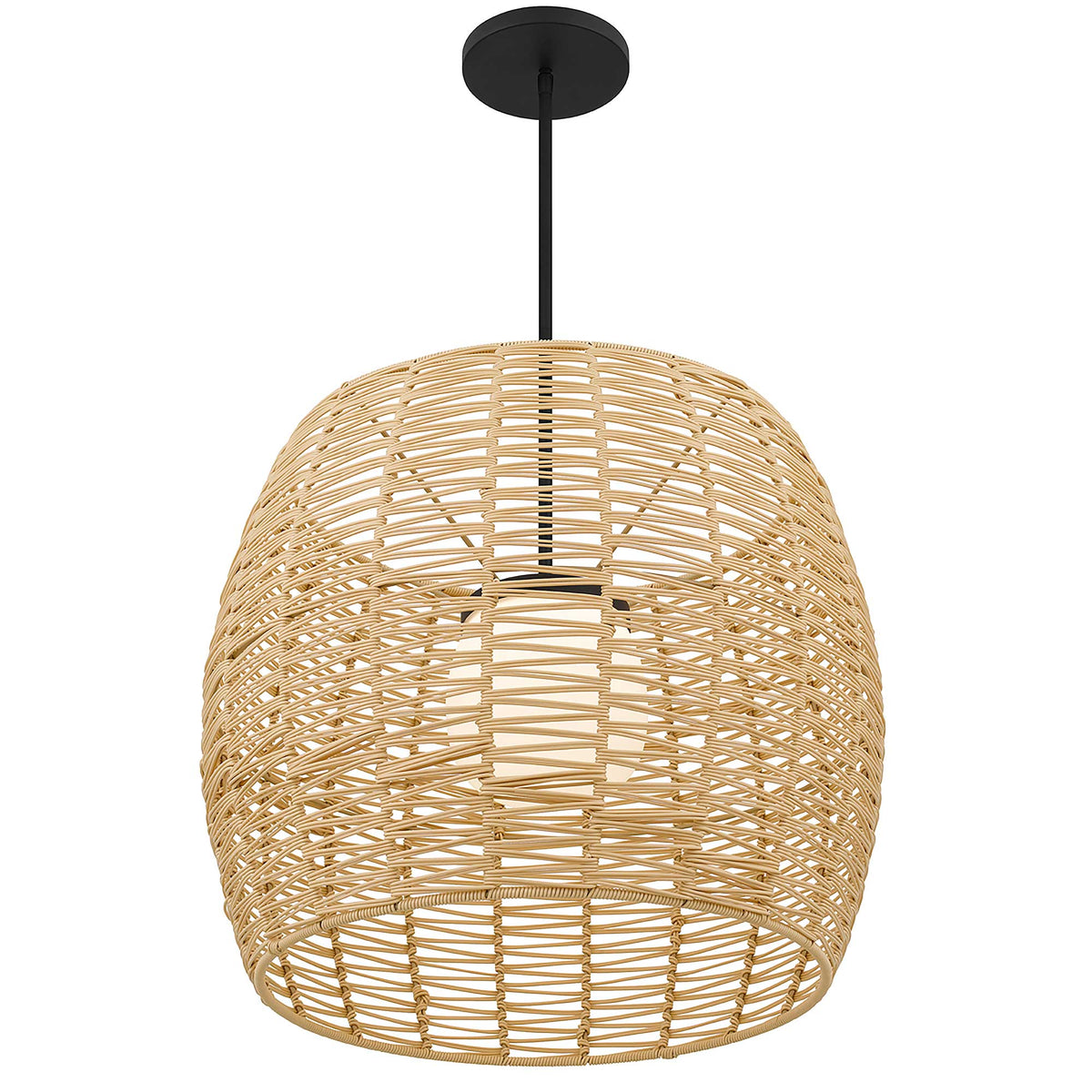 24-Inch Sand Black Aruba Outdoor LED Pendant Light