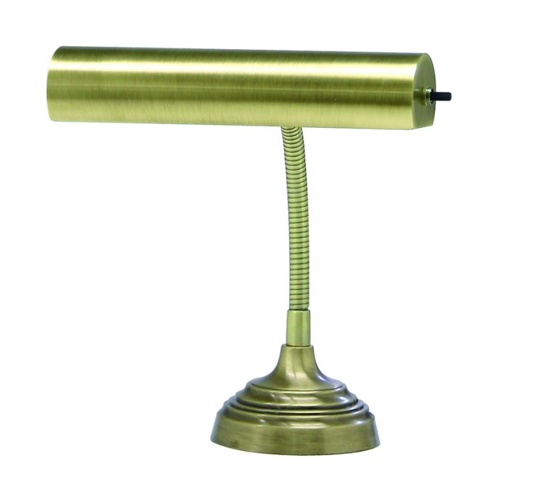 11.5-inch Advent Antique Brass Desk Lamp