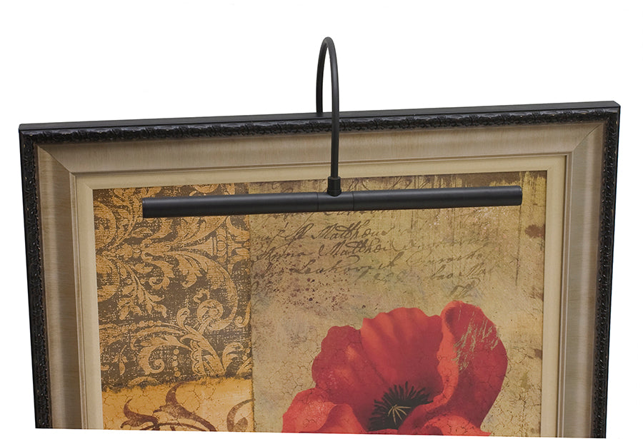 16-inch Advent Black in-Line Switch Plug-In Picture Light