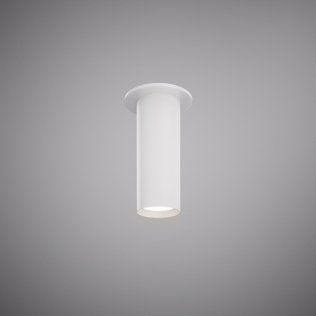 Scopo Flush Mount Matte White   Dimmable 20W