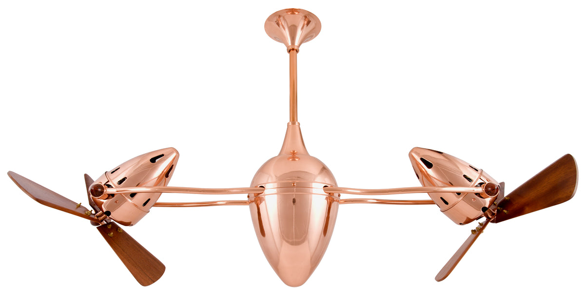 AR Ruthiane Rotational Double Head Ceiling Fan