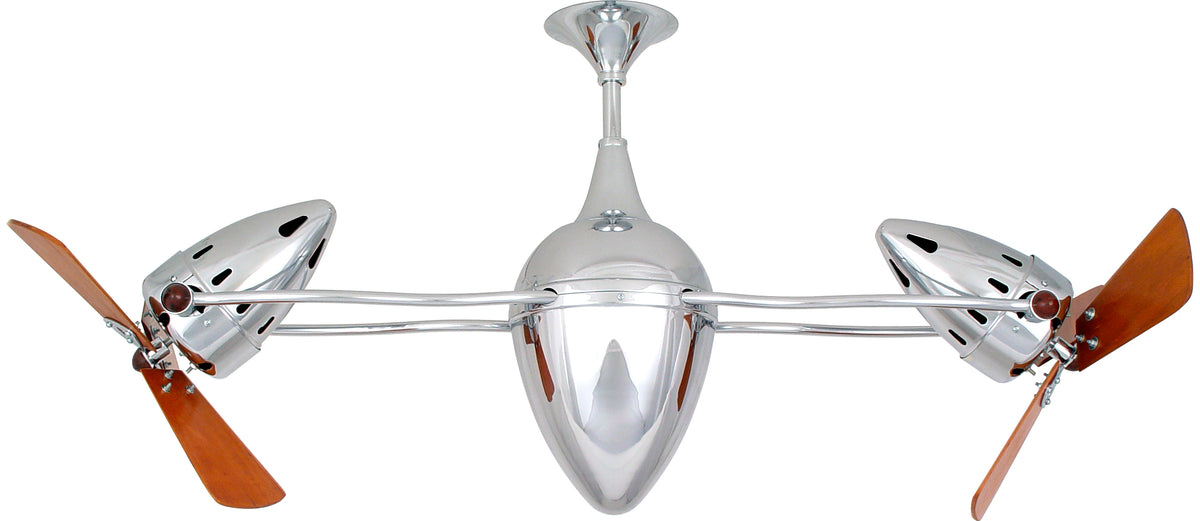 AR Ruthiane Rotational Double Head Ceiling Fan