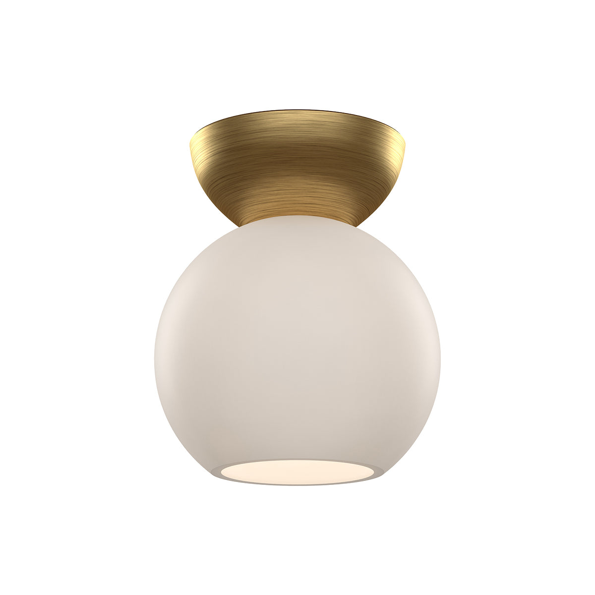 Arcadia 6-in Steel Semi-Flush Mount