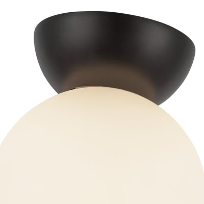 Arcadia 6-in Steel Semi-Flush Mount