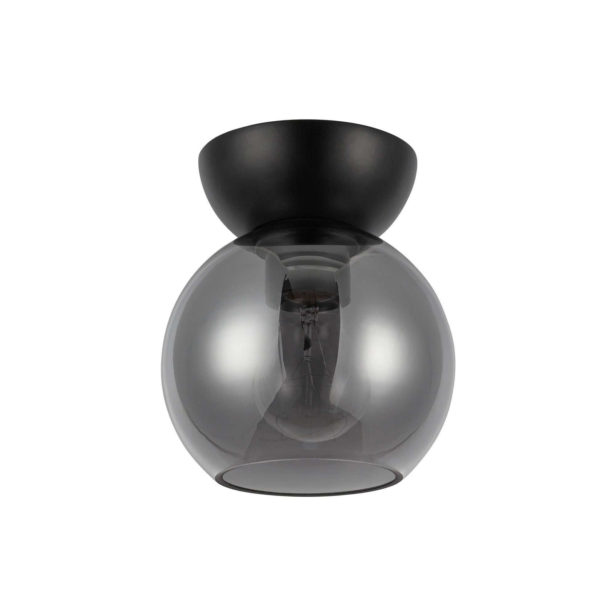 Arcadia 6-in Steel Semi-Flush Mount