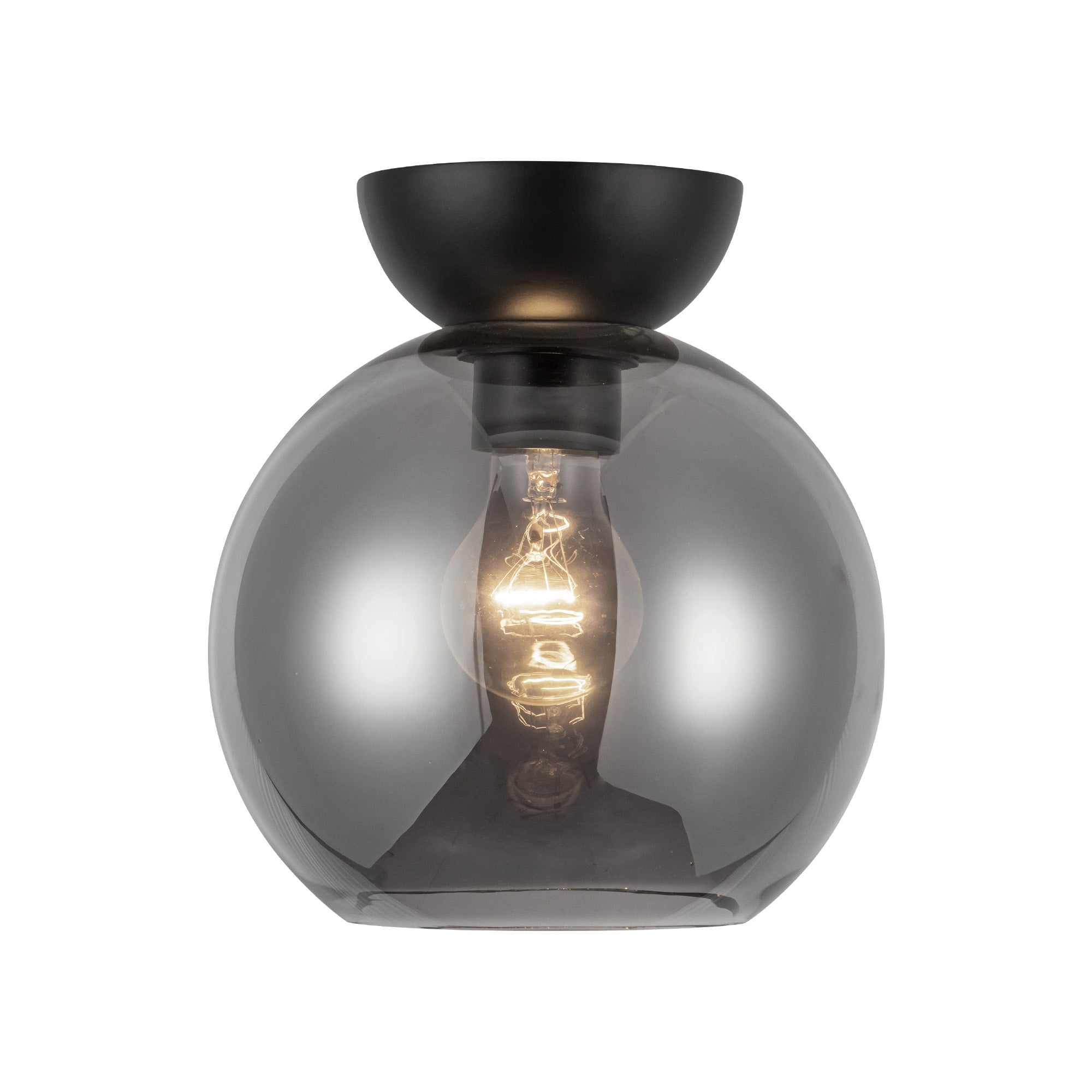 Arcadia 8-in Steel Semi-Flush Mount