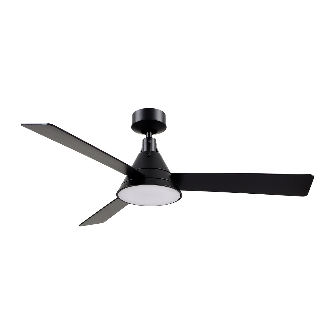 Archer 54-in Matte Black Reversible DC LED Ceiling Fan
