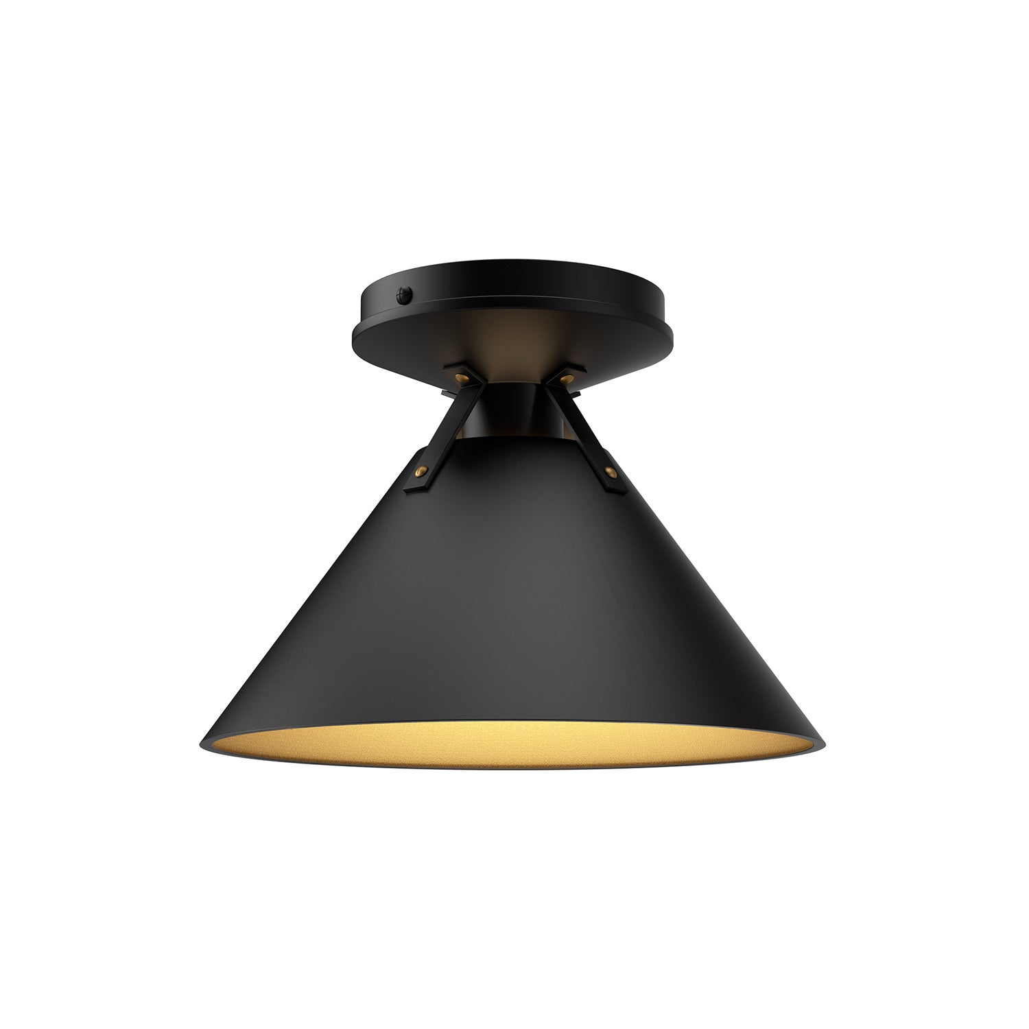 Archer 7-in Steel Flush Mount