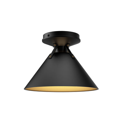 Archer 7-in Steel Flush Mount