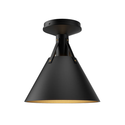 Archer 10-in Steel Flush Mount