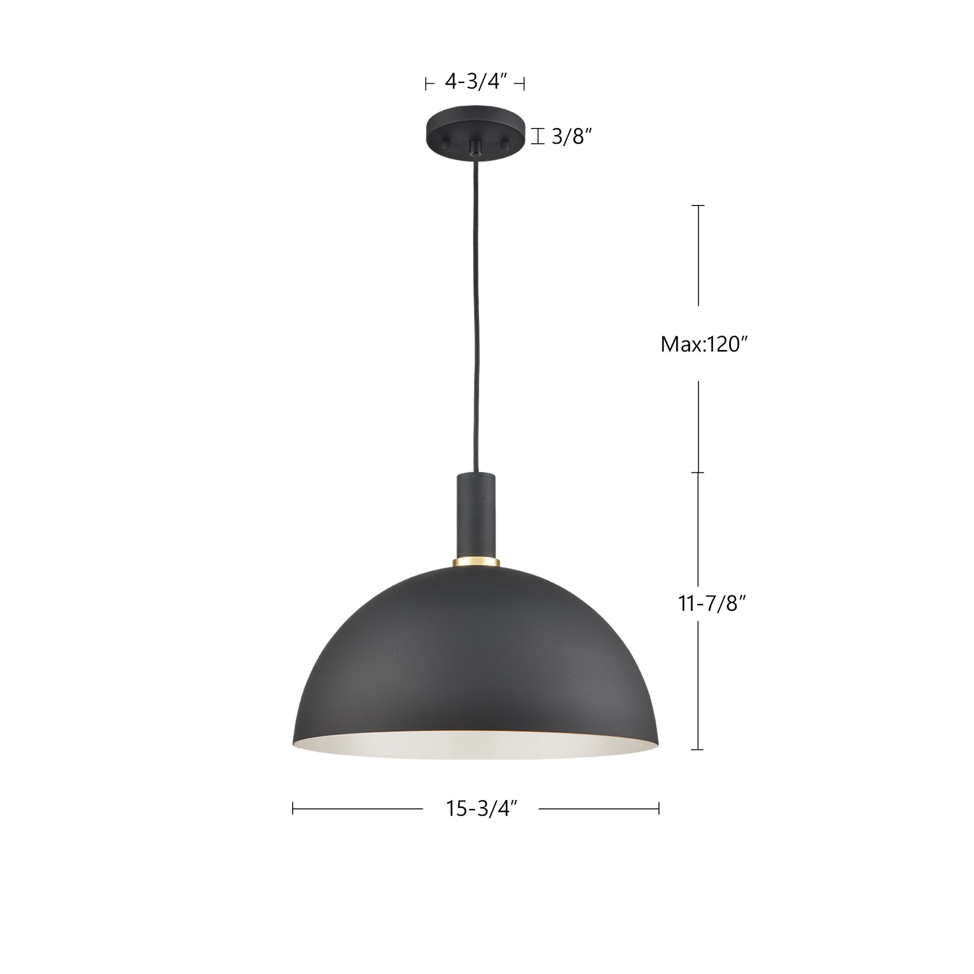 Archibald 16-in Aluminum Pendant