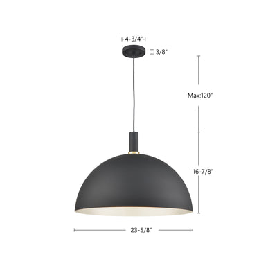 Archibald 24-in Aluminum Pendant