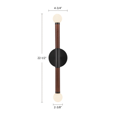 Arden 23-in Aluminum Vanity Light