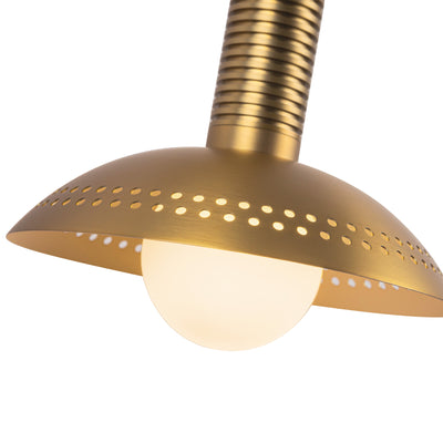 Arden 14-in (With Shade) Aluminum Vanity Light