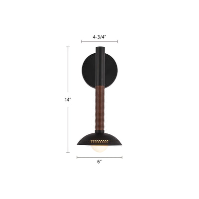 Arden 14-in (With Shade) Aluminum Vanity Light