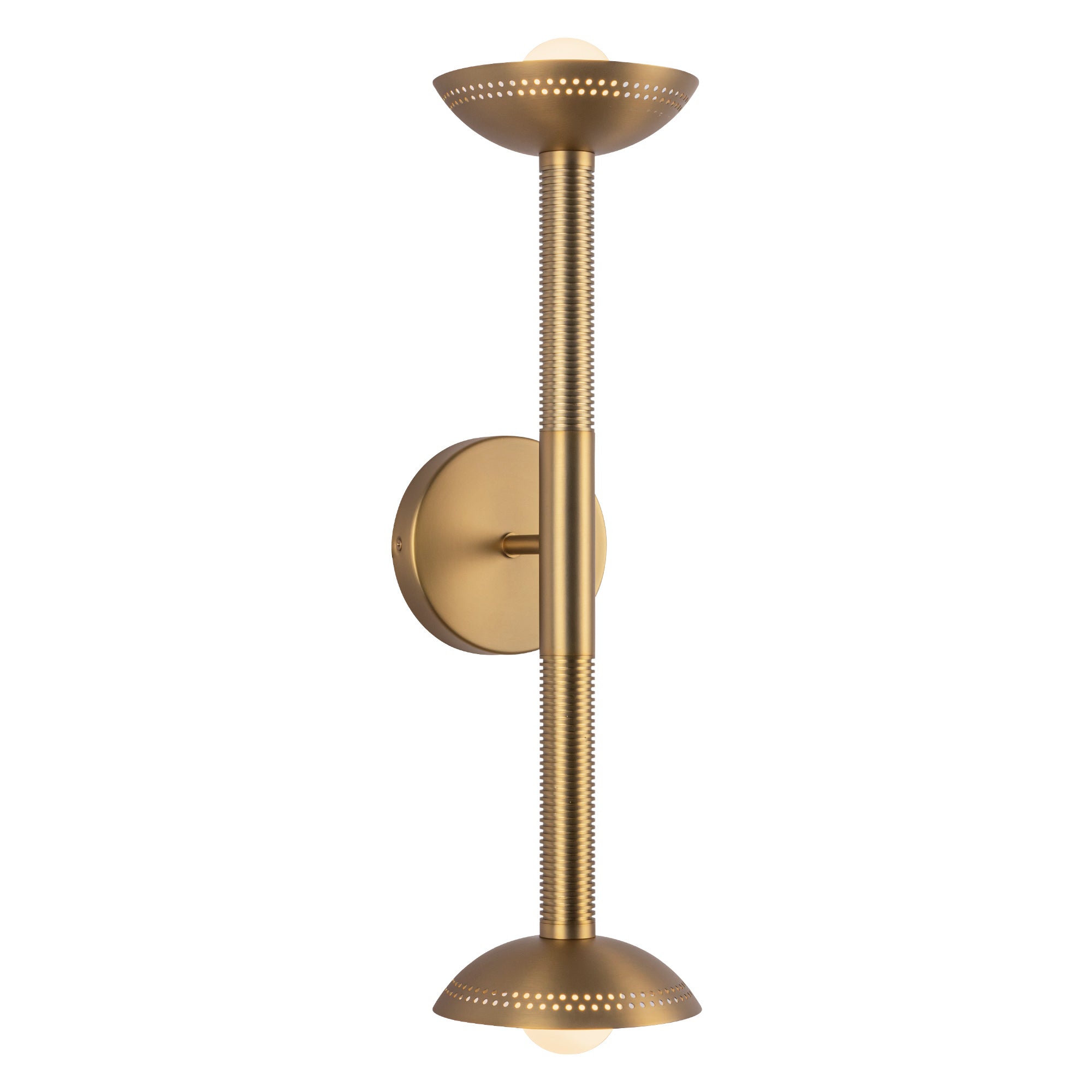 Arden 23-in (With Shade) Aluminum Vanity Light