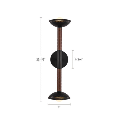 Arden 23-in (With Shade) Aluminum Vanity Light