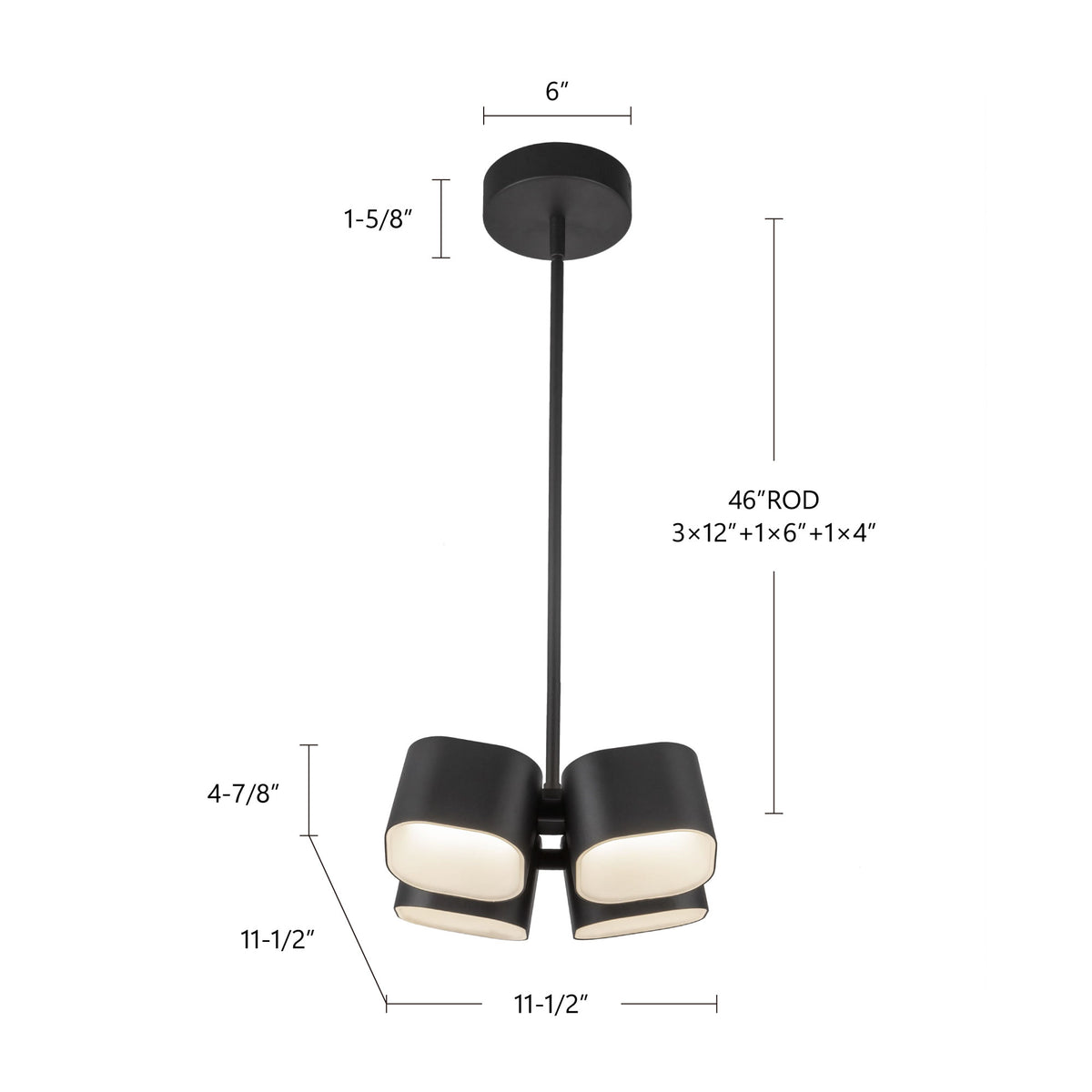 Arena 11-in Aluminum Pendant