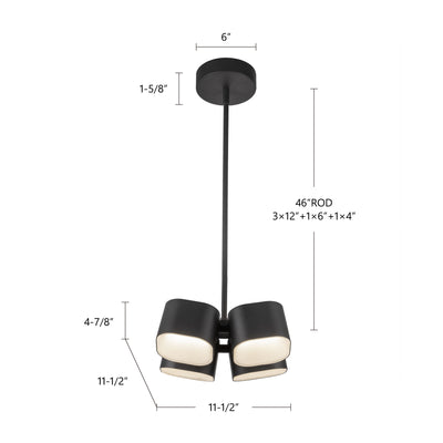 Arena 11-in Aluminum Pendant