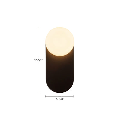 Ariel 12-in Steel Vanity Light